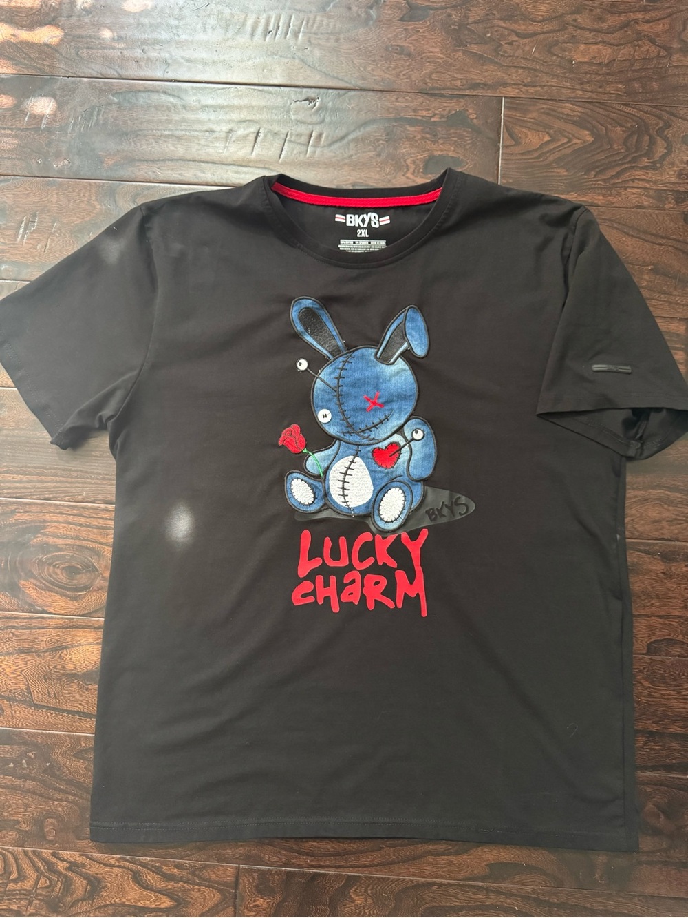 BKYS Men’s Black 'Lucky Charm' Graphic Tee